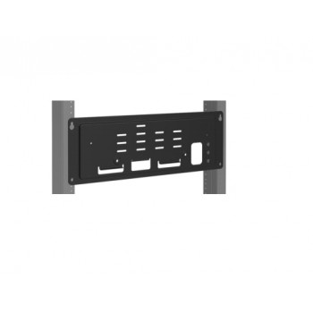 Zebra Rack tvirtinimo plokštė 48,3 cm (19 inch) 1U, juoda, plieninė
