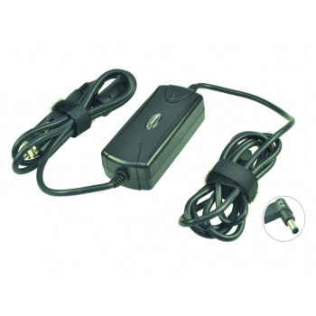 2-POWER CAC0702A automobilinis nešiojamojo kompiuterio įkroviklis 90W, 12–24V, juodas, 43 mm