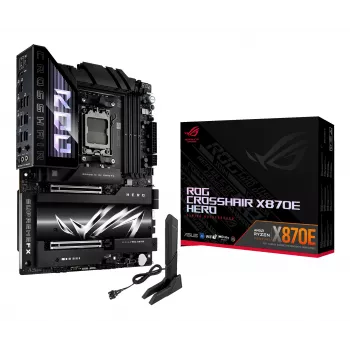 ASUS ROG CROSSHAIR X870E HERO pagrindinė plokštė AM5 lizdui