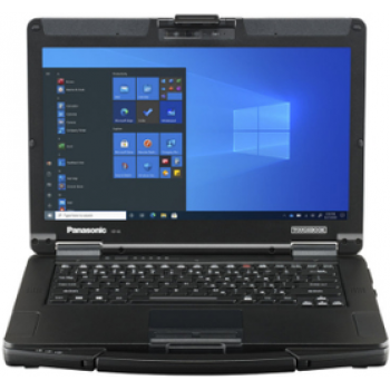 Panasonic Toughbook 55 - tvirtas nešiojamas kompiuteris su 180° vyrių dizainu - Intel Core i5 1145G7 / 2.6 GHz - vPro - Win 10 Pro 64-Bit - Intel Iris Xe grafika - 8 GB RAM - 256 GB SSD TCG Opal Encryption - 35,6 cm (14)