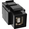 InLine USB 2.0 Snap-In įdėklas - USB A lizdas / B lizdas - juodas korpusas