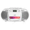 JVC RC-E451W baltas Boombox grotuvas su CD, Bluetooth, FM/AM radiju ir USB