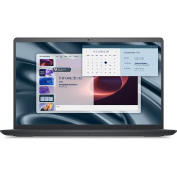 DELL Pro 15 Essential 15,6 colio Full HD nešiojamas kompiuteris - AMD Ryzen 5 7520U, 8GB RAM, 512GB SSD, Windows 11 Pro, anglies spalvos, JAV klaviatūra