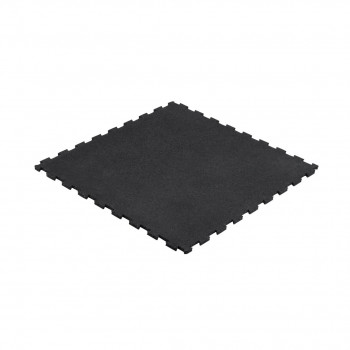 REBEL ACTIVE guminės grindys sporto salei, įrangos kilimėlis, dėlionės 1m storis 15mm, juodos