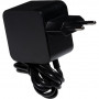 Raspberry Pi SC1408 15,3 W fiksuotos įtampos USB-C maitinimo adapteris, 5,1 V 3 A, Europlug, juodas