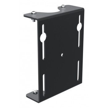 Ergonomic Solutions Hook & Rail Back-to-Back bėgelio laikiklis - juodas