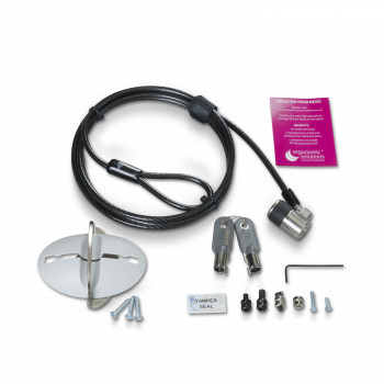 Ergonomic Solutions ClickSafe Single Lock - raktinis kabelio spyna