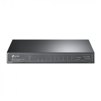TP-LINK JetStream TL-SG2210P V3 - 8 x 10/100/1000 + 2 x SFP Smart PoE valdomas komutatorius (58 W)