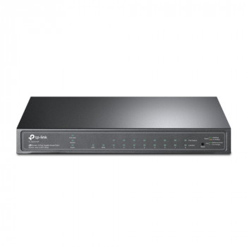 TP-LINK JetStream TL-SG2210P V3 - 8 x 10/100/1000 + 2 x SFP Smart PoE valdomas komutatorius (58 W)