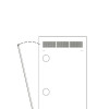 Middle Atlantic Products WR serijos WR-RAP-24 galinė skydo plokštė - 24U - juoda - 48,3 cm (19 inch)