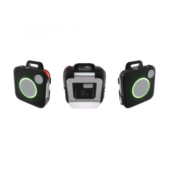 Zebra WS1013 Bluetooth nešiojamas išmanusis ženkliukas su segtuku, 480mAh išimama baterija, 3,5mm ausinių palaikymu