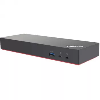 Lenovo Thunderbolt 3 Dock Gen 2 Generalüberholt (juodos spalvos, HDMI, DisplayPort, USB, Thunderbolt 3)