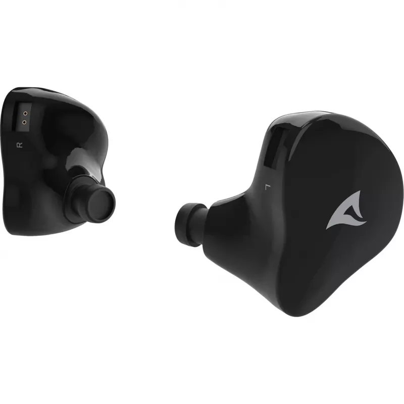 Sharkoon Stealthbite IEM ausinės su nuimamu mikrofonu, USB-C/USB-A/3,5 mm, juodos