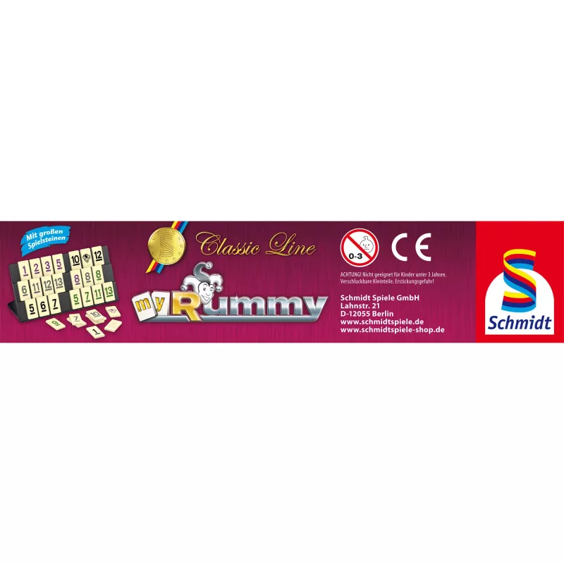 Schmidt Spiele Classic Line MyRummy metalinėje dėžutėje