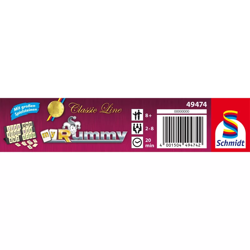 Schmidt Spiele Classic Line MyRummy metalinėje dėžutėje