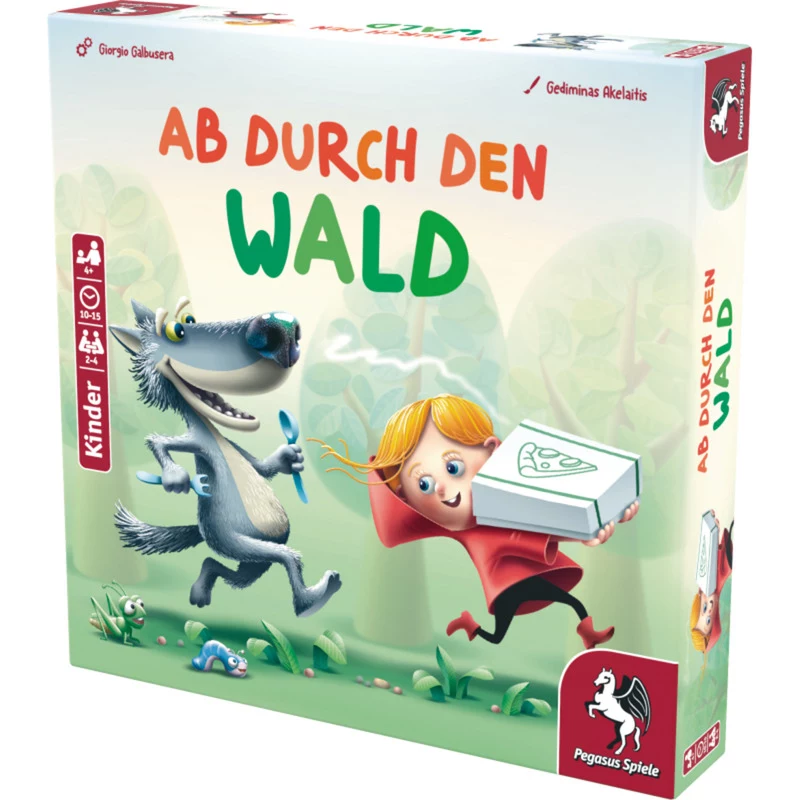 PEGASUS Ab durch den Wald – miško nuotykių kortų žaidimas 2–4 žaidėjams, nuo 8 metų