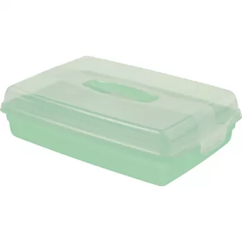 Curver stačiakampė torto transportavimo dėžė 45 x 29,5 x 11,1 cm šviesiai mėlyna