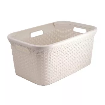 CURVER Skalbinių krepšys Style 45L 59,2x38x27cm Cream