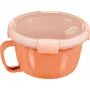 CURVER Smart To Go Mix Noodles maisto dubuo, apvalus, 0,9L, permatomas su žaliomis detalėmis, be BPA, nepralaidus, tinka mikrobangų krosnelei ir indaplovei