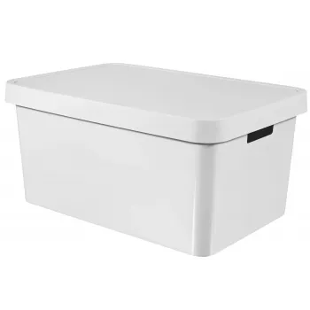 CURVER Infinity Recycled 45L daiktų dėžė 56x39x27cm balta