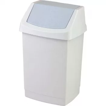 Curver Click-it šiukšlių krepšys su pedalais 25L, pilkas, 32,5x26,5x50,5cm