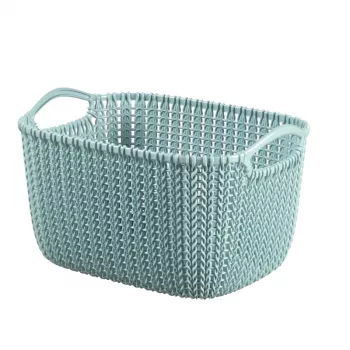 CURVER Basket Knit S stačiakampė 8L 30x22x17cm mėlyna