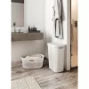CURVER Infinity Recycled 60L skalbinių dėžė, žalia, 44x35x60 cm, ventiliuojama iš perdirbto plastiko su dangčiu ir rankenomis