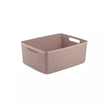 CURVER Basket Jute M 12L 36x28x15cm rausva