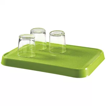 CURVER Double-Sided Draining Mat Kitchen Essentials Green