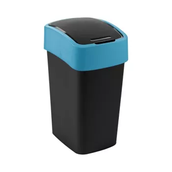 CURVER Flip Bin 25L šiukšlių krepšys juodas/mėlynas