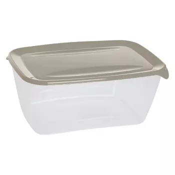 CURVER Fresh&Go stačiakampė maisto laikymo dėžė 5L smėlio spalvos