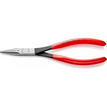 KNIPEX Installation Pliers 200 mm plokščiais žandais, daugiakomponentės rankenos