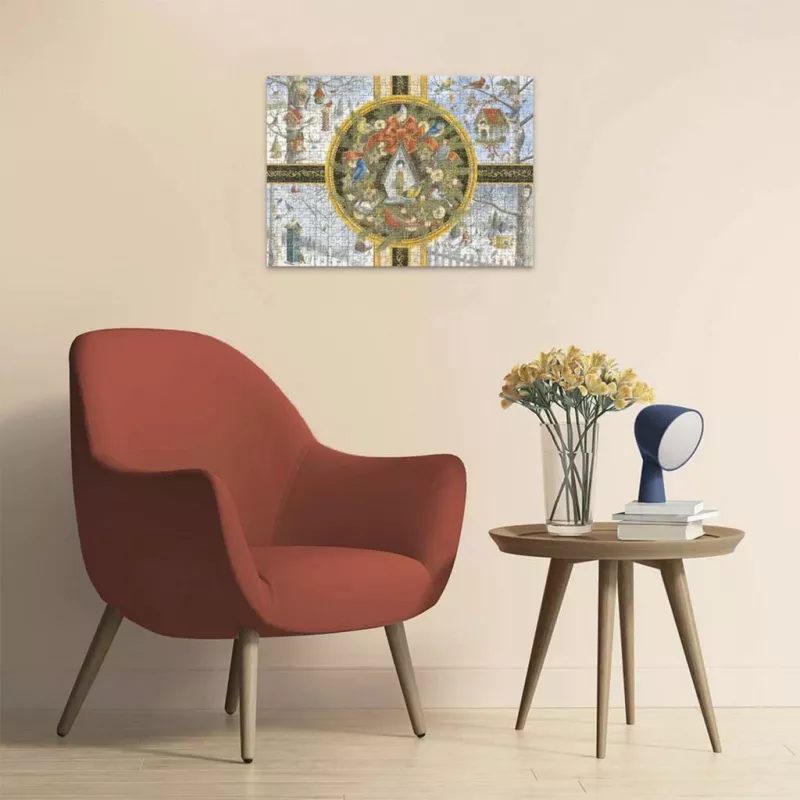 Ravensburger didelių detalių dėlionė „Singvögel im Winter“ (500 detalių)
