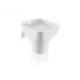 LEIFHEIT Virtuvės piltuvas su nuimamu smulkaus tinklelio filtru, 19 cm, baltas/permatomas