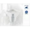LEIFHEIT Virtuvės piltuvas su nuimamu smulkaus tinklelio filtru, 19 cm, baltas/permatomas