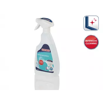 LEIFHEIT Window Spray Concentrate 500 ml koncentratas – 5 L langų valymo priemonės be dryžių stiklui, langams, veidrodžiams ir plytelėms, optimizuota langų siurbliams