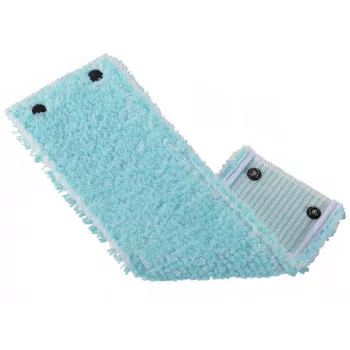 LEIFHEIT Clean Twist XL 42 cm Extra Soft Microfiber Flat Mop Set with Spin Wringer and Telescopic Handle, Green/Turquoise