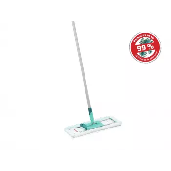 LEIFHEIT Profi XL Micro Duo grindų valymo šluota su plieniniu kotu, 42 cm