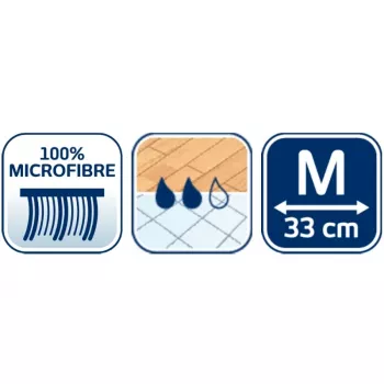 Leifheit Clean & Compact M mikrofilo plovimo antgalio keitimas