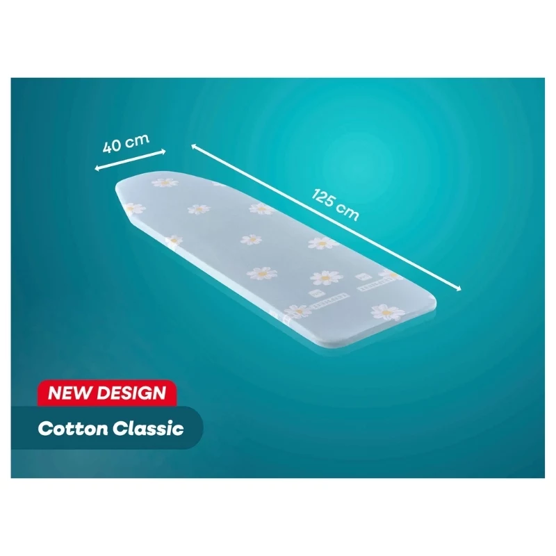 LEIFHEIT Lyginimo lenta užvalkalas Cotton Classic S/M 125x40cm