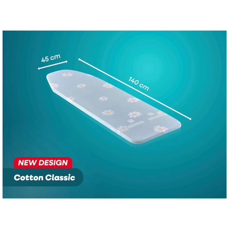 LEIFHEIT Lyginimo lentos užvalkalas Cotton Classic L/Universal 140x45cm