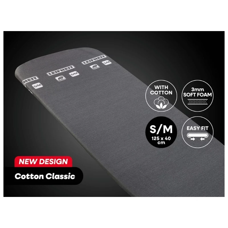 LEIFHEIT Lyginimo lentos užvalkalas Cotton Comfort S/M 125x40cm