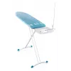 LEIFHEIT Air Board Express L Solid lyginimo lenta 130x38 cm su Thermo-Reflect technologija, reguliuojamas aukštis 75-98 cm, sulankstoma, Shoulder-Fit forma, neslystantys kojelės, lygintuvo laikiklis, laido laikiklis, balta/mėlyna