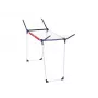 LEIFHEIT Pegasus 160 Solid Slim skalbinių džiovinimo stovas 16 m, sulankstomas, milteliniu būdu dažytas plienas, vidaus/lauko, juodas