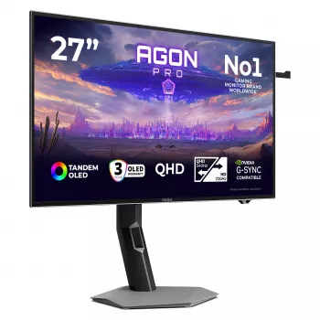 AOC AGP277QKDC 26,5 inch QHD OLED 720Hz žaidimų monitorius