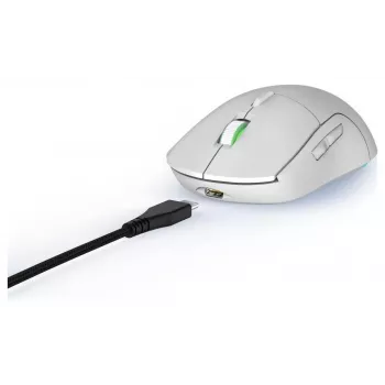 Hama uRage Reaper 250 žaidimų pelė, laidinė, optinė, 6200 DPI, 6 mygtukai, RGB, balta