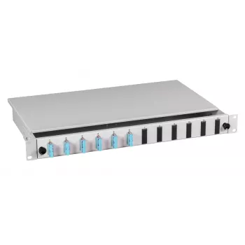 EFB Elektronik Splice Box SC-APC 9/125µm, 48x Pigtails / 24x Couplers