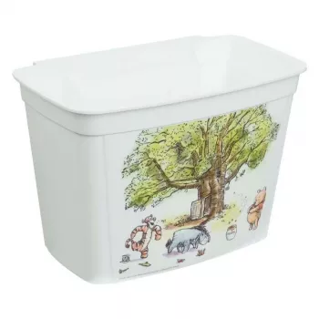 keeeper daugiafunkcė dėžė 4L Janek Winnie the Pooh, balta, 27 x 18 x 16,3 cm, sudedama laikymo dėžė su dangčiu, be BPA plastikas