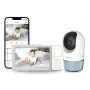 Chillax DM568 Wi-Fi ir FHSS vaizdo kūdikių stebėjimo monitorius su 5 inch ekranu, pasukama-pakreipiama kamera, naktinio matymo funkcija, dvipusiu ryšiu, temperatūros jutikliu, lopšinėmis ir Hubble programėle