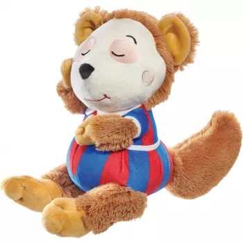 SCHMIDT SPIELE Bobo Siebenschläfer miegantis minkštas žaislas, 38 cm, rudos ir smėlio spalvos, minkštas poliesteris, CE sertifikuotas, kūdikiams ir mažyliams